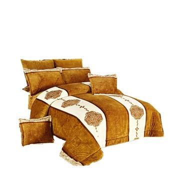 China Flannel Fleece Sherpa Home Comforter /quilt 3pcs Set Microfiber Blankets Made In China for sale