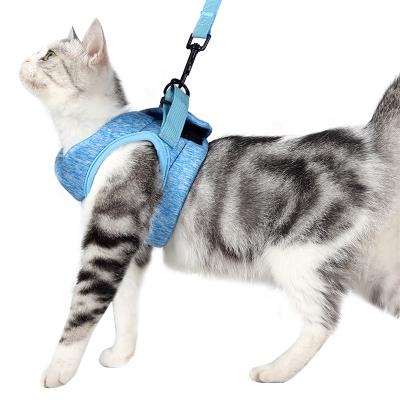 China Wholesale Custom Adjustable Soft Reversible Cat Body Chest Pet Fashion Easy Walking Traction Harness Factory Directly for sale