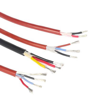 China 5 Core 4mm2 Silicone Overhead Electrical Cable Customize 4 Core Cable Wire for sale