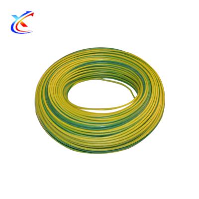 China Underground Silicone Rubber Covered Green Yellow Ground Wire for sale