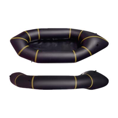 China Inflatable Raft Canoe Kayak Boat Water Sports Area Packraft Single Packraft For Sale for sale