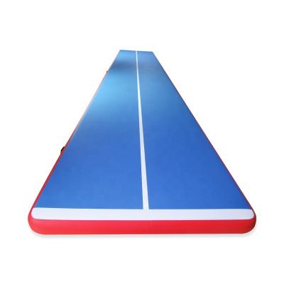 China Outdoor Used PVC And Drop Stitch Air Tumbling Track Factory Home Gym Air Track for sale