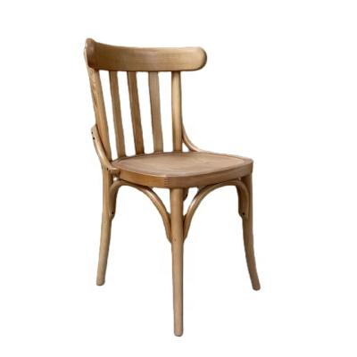 China Modern Design Fast Food Strong And Solid Cheap Beech Wood Dining Wooden Cafe Chairs Use For Restaurant Wooden Chairs for sale