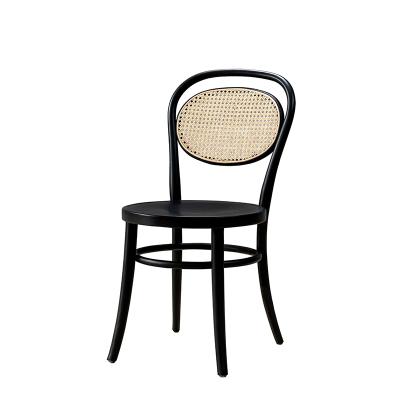 China Modern hot sale classic design round cafe garden wedding solid wood back antique chair for sale