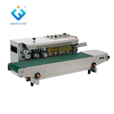 China FR-900 Continuous Strip Food Sealer Machine Household Plastic Food Containers Sealing Machine for sale