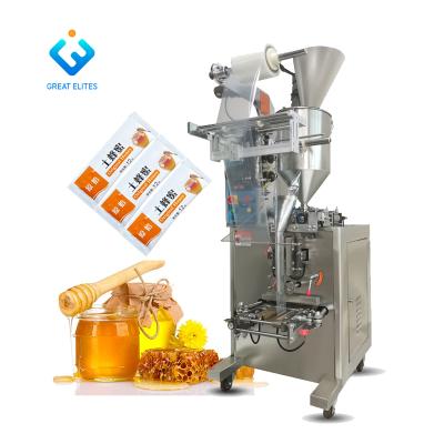 China Automatic Food Honey Liquid Sachet Filling Packaging Machine Shaped Bag Stick Packing Machine for sale