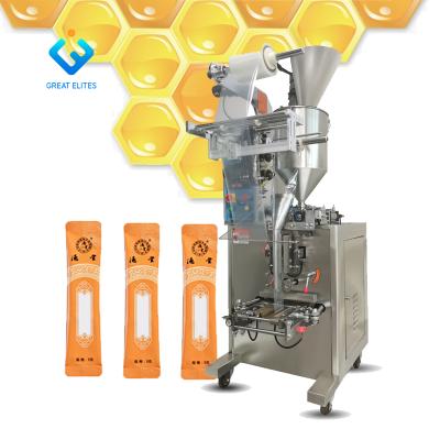 China Automatic Honey Stick Packing Machine Honey Sachet Food Round Corner Filling Packing Machine for sale