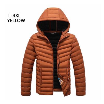 China Popular Men's Raincoat Hooded Water Resistant Cotton Windproof Coat for sale