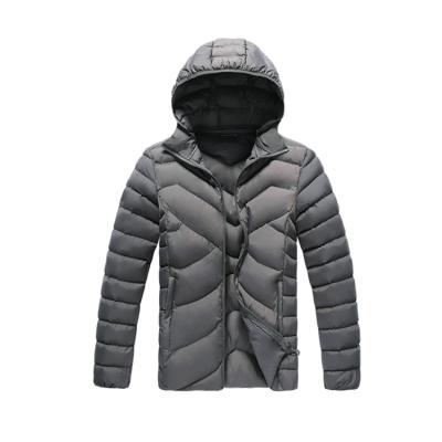 China Popular waterproof polyamide cotton-padded quilted jacket with detachable hood for sale