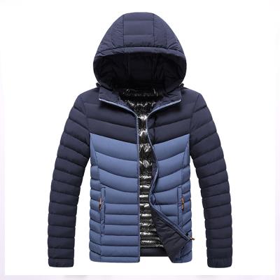 China Tiktok sales waterproof warm polyamide fabric cotton padded coat with detachable hood for sale