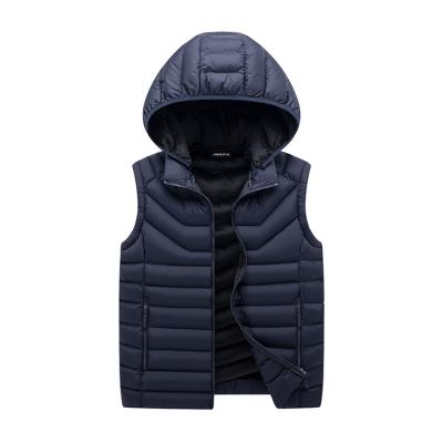 China Hot Sales Waterproof Polyester Sleeveless 100% Cotton-Padded Mens Coats for sale