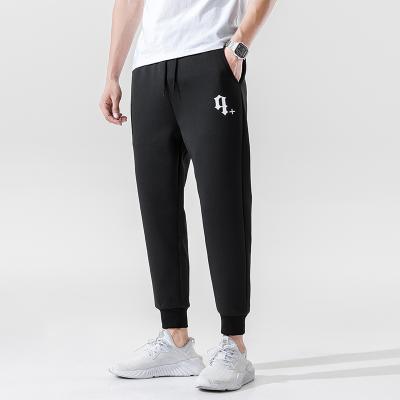 China tiktok breathable hot-sales elastic waist sweatpants accept logo custom for sale