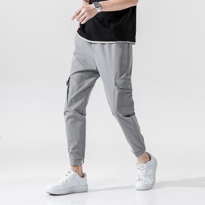 China Anti-wrinkle special elastic waistband custom logo sport tracksuit for men with side pockets for sale