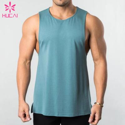 China High quality anti-pilling men's fitness cotton tank top workout clothing men's sports empty tank top for sale