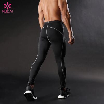 China Custom Logo Gym Sport Compression Breathable Pants Men Legging for sale