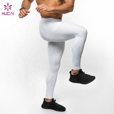 China New Style HC Custom Waistband Sports Running Elastic Tights Men's Compression Gaiters Breathable Fitness for sale