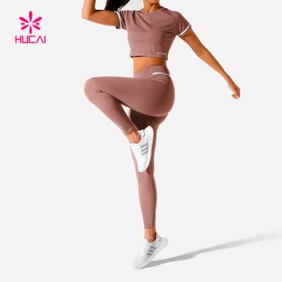 China Custom Logo Solid Yoga Set Women Breathable Plus Size Activewear Set for sale