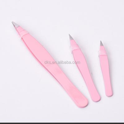 China Eco-friendly HMD010/3pcs --popular pointed tweezers set mini manicure eyebrow tweezers for sale