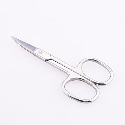 China MS8001 Universal Cutting Stainless Steel Eyebrow Curved Manicure Scissors for sale