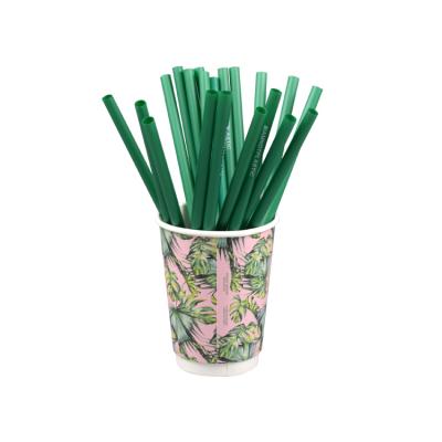 China 100% Compostable Compostable PLA Drinking Straw Individually Single Packing 12mm Paper Customized OEM Traditional 18 Month Support Not Accepted for sale