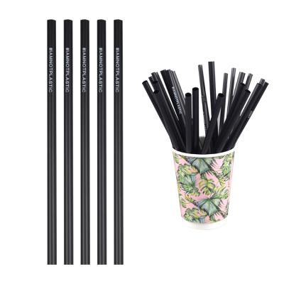 China Sustainable Wholesale Custom Size Biodegradable PLA Drinking Straight Straws for sale