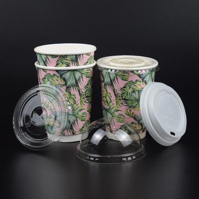 China Disposable Wholesale Custom Printed Disposable Paper Coffee Cup for sale