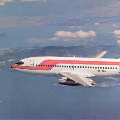 China Simulation Model Thai B.737-200 OEM 1 400 High Detailed Airplane Models Die Cast Model Airplanes for sale