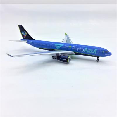 China Simulation model TUDO AZUL customized detailed scale model airplane Airbus a-330-300 high die cast model airplanes for sale for sale