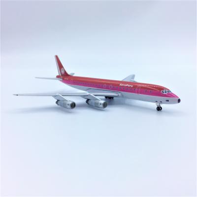 China Dauglas 1 High Detailed Die 400 DC-8-51 Simulation Scale Model Customized Model Airplane Diecast Model Planes For AeroPeru for sale