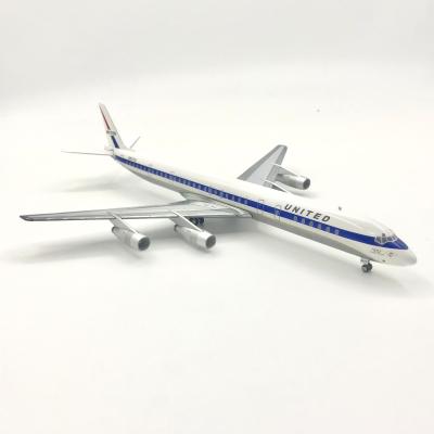 China China Die Cast Aircraft Model Dauglas United DC-8-62 In 1:200 Scale for sale