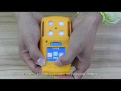 How to  set the ES30A multi gas detector