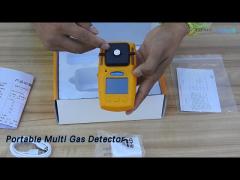 Small Portable Multi Gas Detector IP54 Leak Detection Industrial