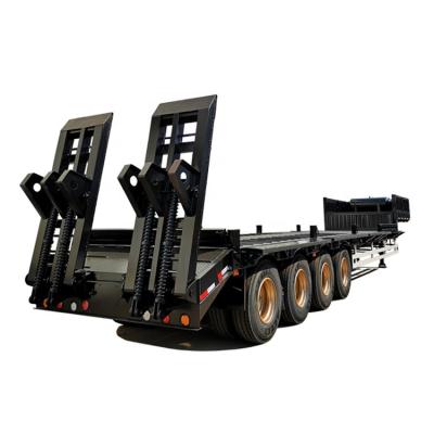 China Truck trailer LUYI 3 axles 4 axles low bed trailer for sale