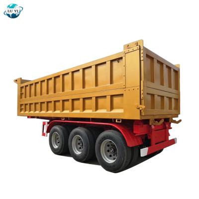 China High Quality Truck Trailer 3 Axle 4 Axle 35/40 CBM Tipper Trailer 60 Ton Dump Semi Trailer Dumper For Sale for sale