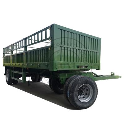 China Longer Service Life Lower Price 25 Ton Full Semi Trailer For Ethiopia for sale