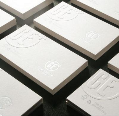 China Low price business card luxury printing logo business card with embossed for sale