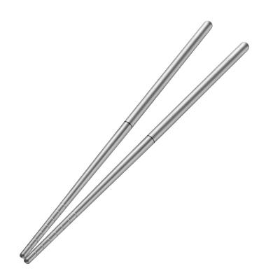 China Travel Titanium Chopsticks Sustainable Tableware Lunch Tableware Picnic Camp Travel Chopsticks for sale