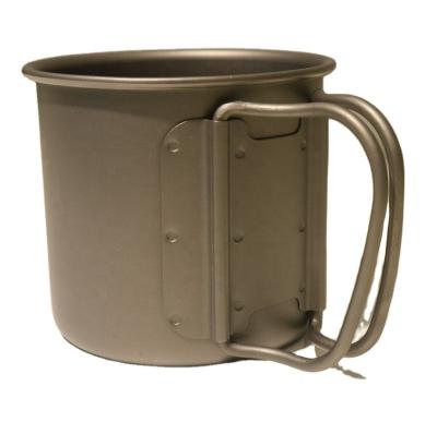 China Low price 450ml high quality viable hot sale titanium cup GR2 pure titanium cup for sale