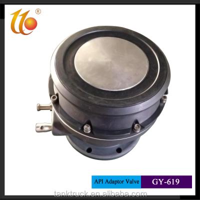 China API Adapter Valve Road Fuel Tanker API Adapter Valve Loading Fuel Tanker Unloading and Unloading Valve for sale