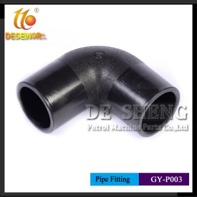 China PE elbow coupler for underground petroleum gas pipeline for sale