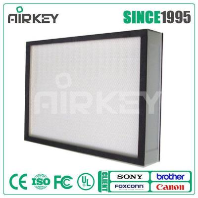 China Electronic HEPA 13 and HEPA 14 with 99.99% high efficiency fiberglass HEPA filter for sale