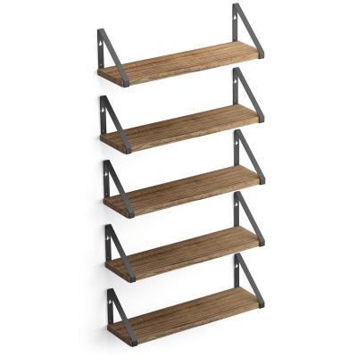 China Modern Simple Creative Modern Bedroom Shelving Living Room Decoration Wall Farmhouse Fixed and Right Angle Floating Shelves for sale