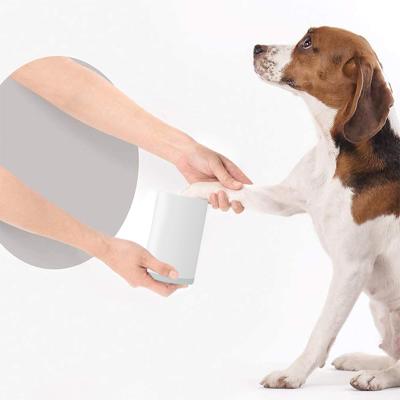 China Factory Price Stored Stabilized Dog Foot Wash Device Paw Fee Animal Foot Feeds Washing Cups for sale