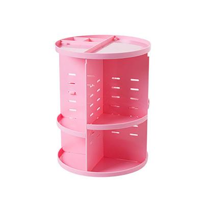 China Hot Sale 360 ​​Rotating Detachable Rotary Stored DIY Display Case Makeup Cosmetic Organizer For Women for sale