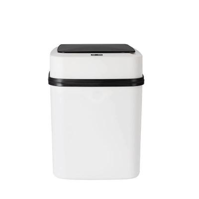 China Hot Selling 10L Sustainable Automatic Trash Bin Plastic Trash Can With Motion Sensor For Kitchen Bedroom for sale