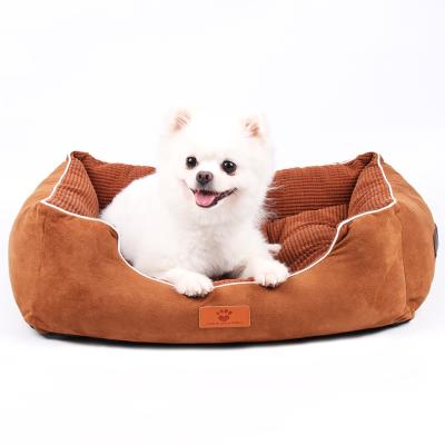 China Factory Outlet Breathable Kennel Cat House Mat Detachable Double Sided Square Dog Bed Luxury Pet Mat Pet Bed Luxury Pet Bed for sale