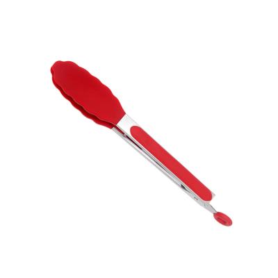 China Hot Selling Food Grade Kitchen Cooking Tongs Kitchen Accessories Silicone Tongs Mini Tongs Food Grade Bbq for sale