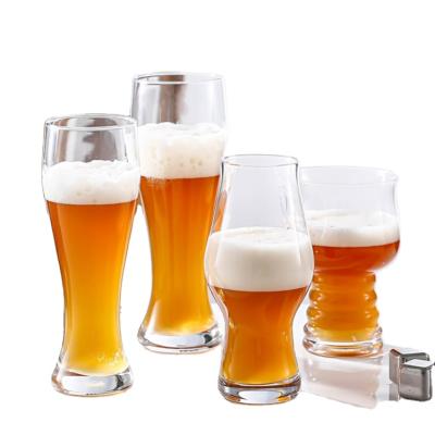 China Oversized Glass Beer Glass Stocked Cheap Bar Draft Beer Mug Stoneware Beer Mugs Wholesale for sale