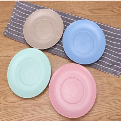 China Minimalist Success Wheat Straw Fiber Plates Sets Dinnerware Eco-Friendly Dinnerware Set for sale