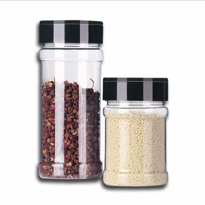 China Mini Kitchen Storage Plastic Wholesale Empty Spice Stored Jars Mason Spice Jars With Lid Stash Small for sale